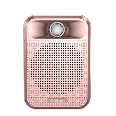 Rolton K700 Bluetooth Dual-speaker Audio Speaker Megaphone Voice Amplifier(Rose Gold)