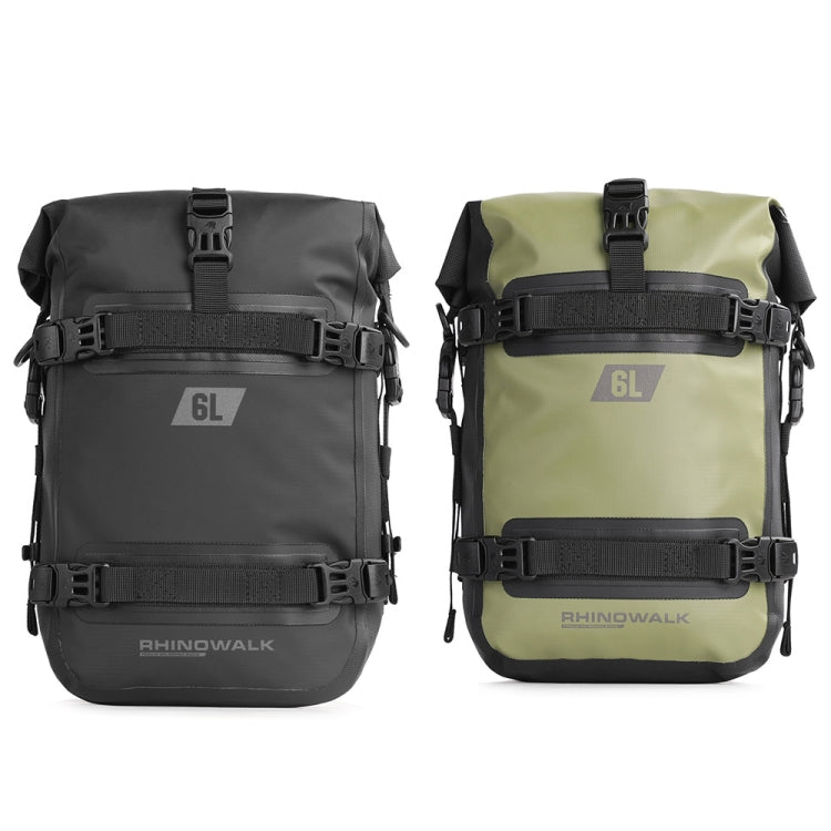 Rhinowalk MT2206 6L Waterproof Motorcycle Bumper Bag Outdoor Riding Bag(Green) - free shipping - PMC Jewellery - Order now!
