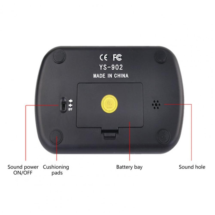 YS YS-902 Chess Timer Chess Clock for Go Tournament(Yellow English Version) - free shipping - PMC Jewellery - Order now!