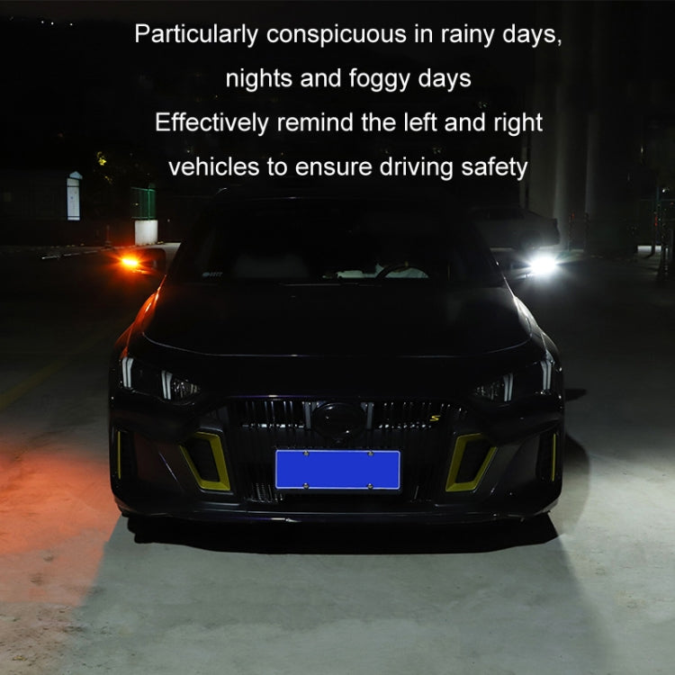 Car Rearview Mirror Decoration LED Streamer Turn Signal, Length��� 19cm A Pair - Arrow Turn Lights by PMC TechLife | Online Shopping South Africa | PMC TechLife | Buy Now Pay Later Mobicred