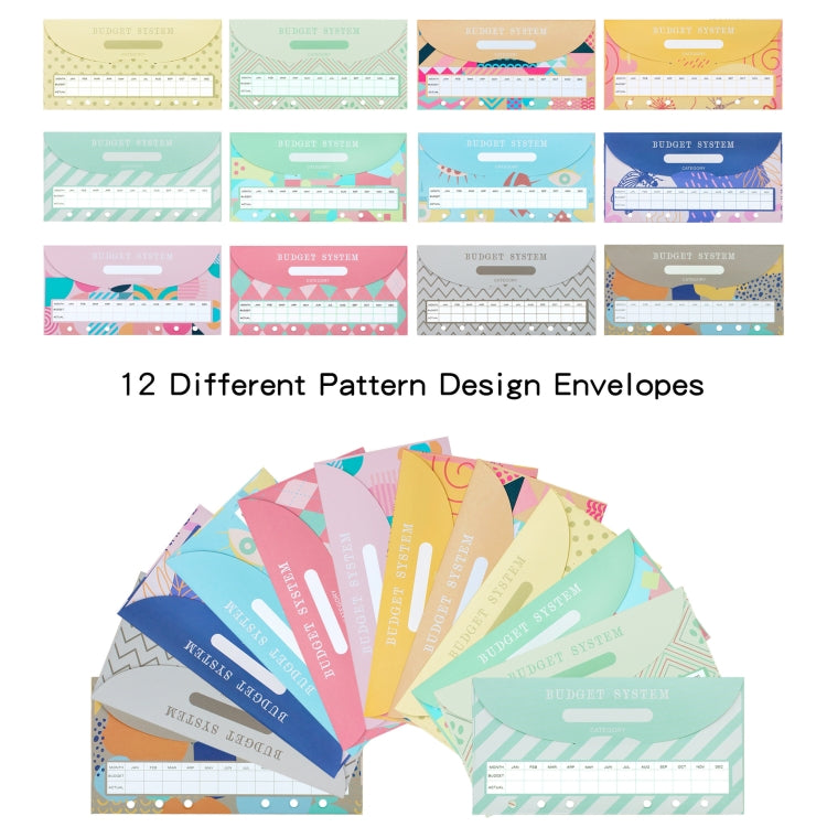 A6 Crocodile Pattern PU Leather Loose-Leaf Binder Budget Notebook Cash Envelope Organizer(Glaze Blue) - Notebooks by PMc TechLife | Online Shopping South Africa | PMc TechLife | Buy Now Pay Later Mobicred