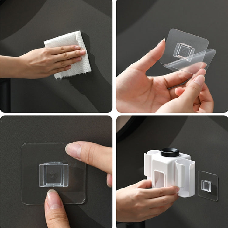 Electric Toothbrush Holder Automatic Toothpaste Squeezer Bathroom Wall Mounted Toothpaste Holder(White) - Toothpaste Squeezing Device by PMC TechLife | Online Shopping South Africa | PMC TechLife