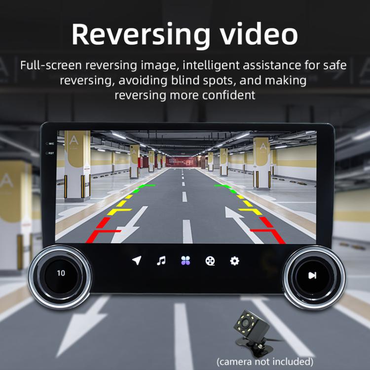 10.1 inch IPS Display + 2.5D Touch Screen Bluetooth FM Radio Car Navigation Machine, Memory: 2+64G