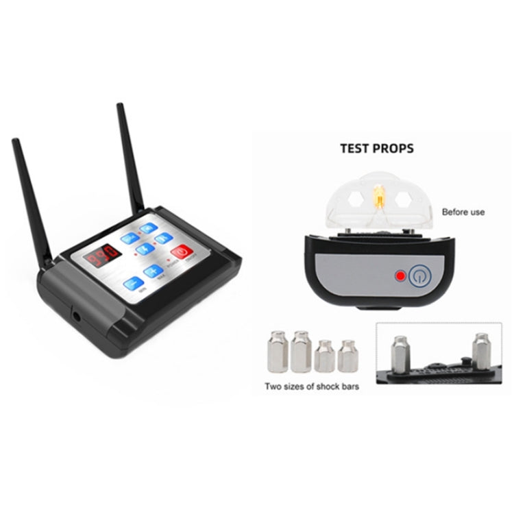 Outdoor Wireless Electronic Pet Fence Night Reflective Collar, Specification: One for Three(EU Plug)