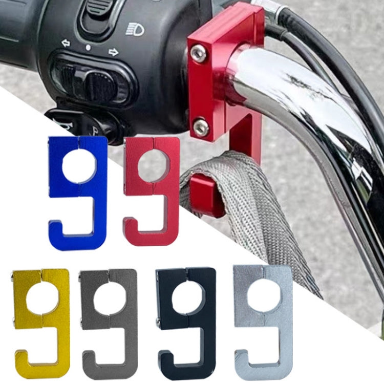 2pcs Motorcycle Type 69 Aluminum Alloy Multifunctional Helmet Hook(Gold) - Holder by PMC TechLife | Online Shopping South Africa | PMC TechLife | Buy Now Pay Later Mobicred