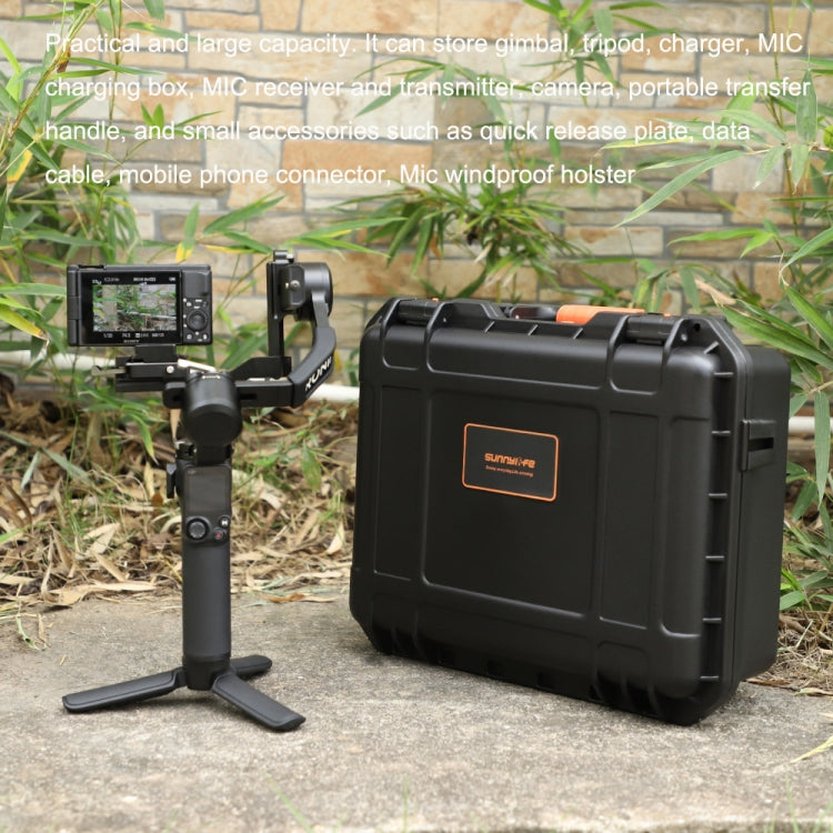 For DJI RS3 Mini Sunnylife AQX-7 Waterproof Safety Box Storage Bag(Black) - by Sunnylife | Online Shopping South Africa | PMC TechLife | Buy Now Pay Later Mobicred