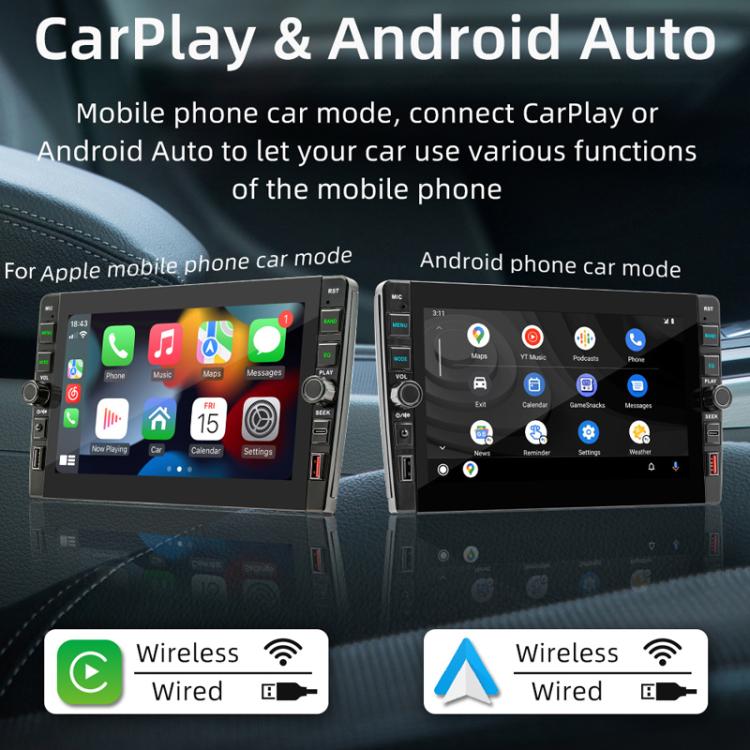 8 inch Bluetooth FM Radio Car MP5 Android Navigation Machine, Memory: 2+64G
