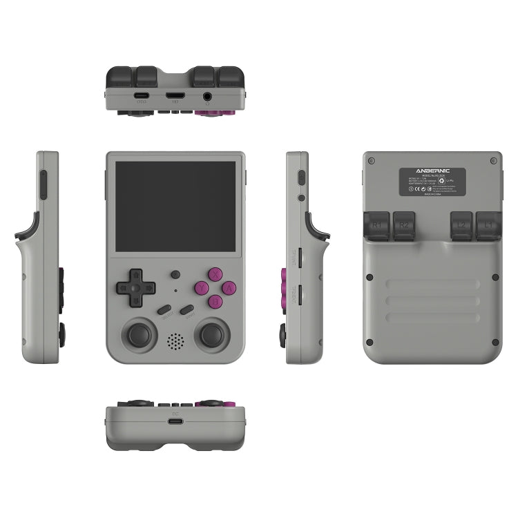 ANBERNIC RG353V 3.5 Inch Wireless Game Box Android 11 Linux OS Handheld Game Console 128G 25,000 Games(Transparent Purple) - free shipping - PMC Jewellery - Order now!
