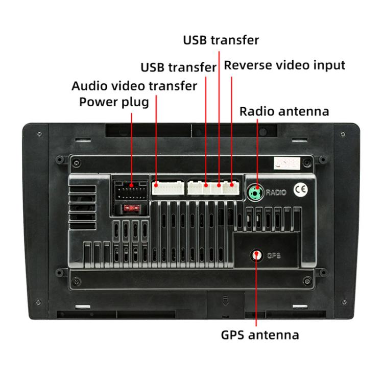 9 Inch Bluetooth FM Radio Car MP5 Android Navigation Machine, Memory: 2+64G - free shipping - PMC Jewellery - Order now!