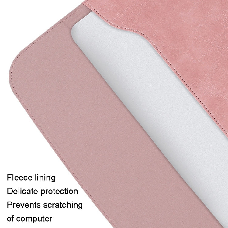 A20 Laptop Bag Magnetic Suction Slim Tablet Case Inner Bag, Size: 15.4/16 inch(Sky Blue)