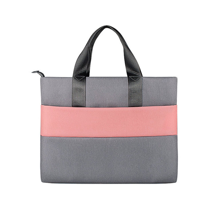ST05DZ 14.1-15.4 Inch Universal Color Matching Portable Laptop Liner Bag(Pink and Gray)