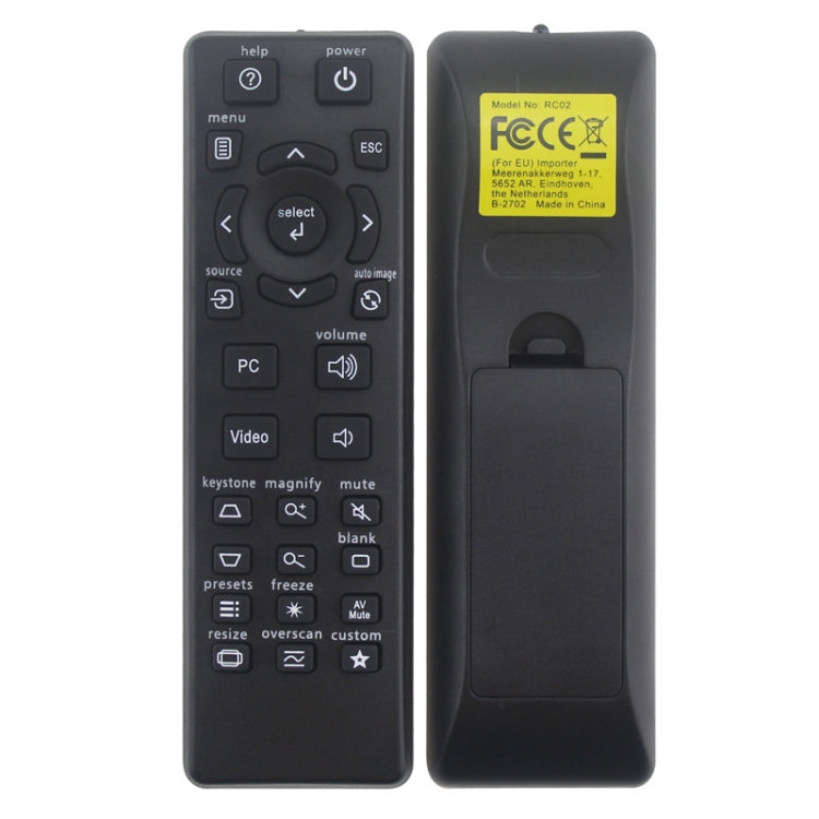 For InFocus IN112 IN114 IN124 IN3136 Projector 2pcs Remote Control - free shipping - PMC Jewellery - Order now!