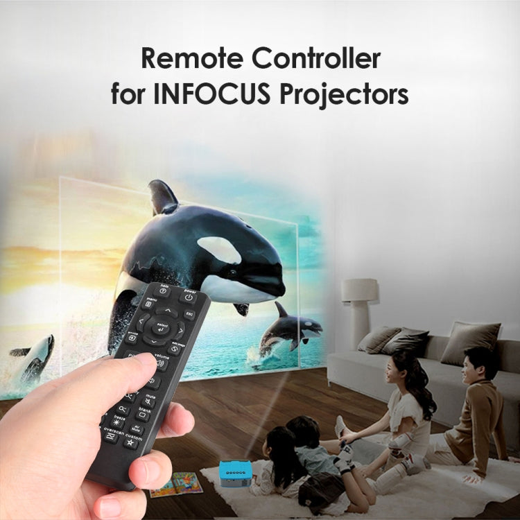 For InFocus IN112 IN114 IN124 IN3136 Projector 2pcs Remote Control - free shipping - PMC Jewellery - Order now!