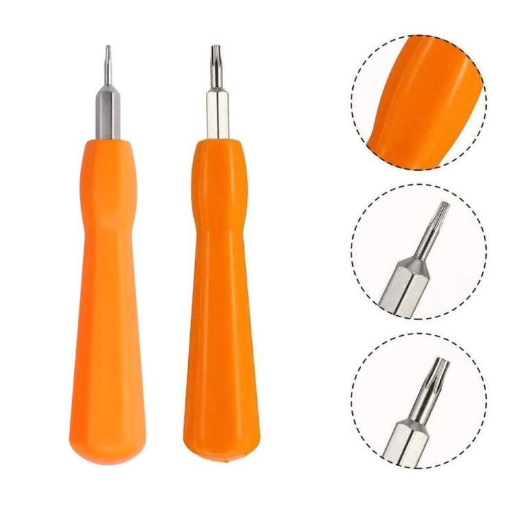 2 In 1 For RIng Doorbell Screwdriver Replacement For Ring Doorbell Battery Change(Orange)