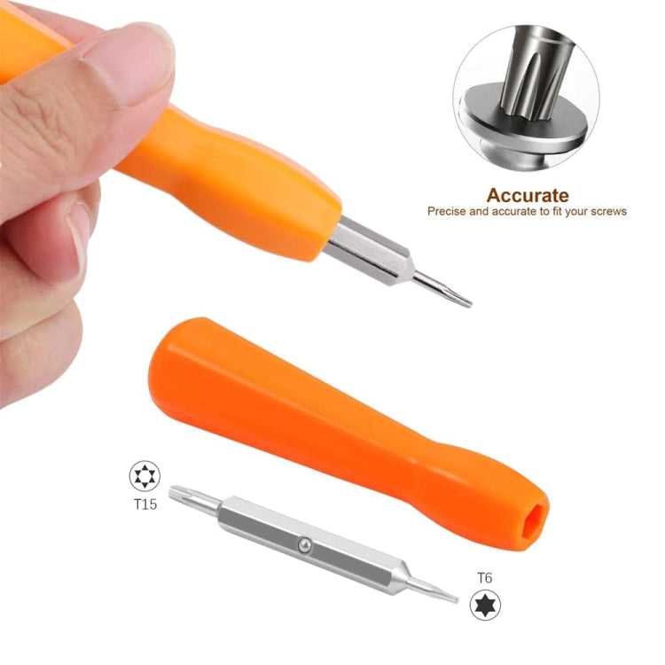 2 In 1 For RIng Doorbell Screwdriver Replacement For Ring Doorbell Battery Change(Orange)