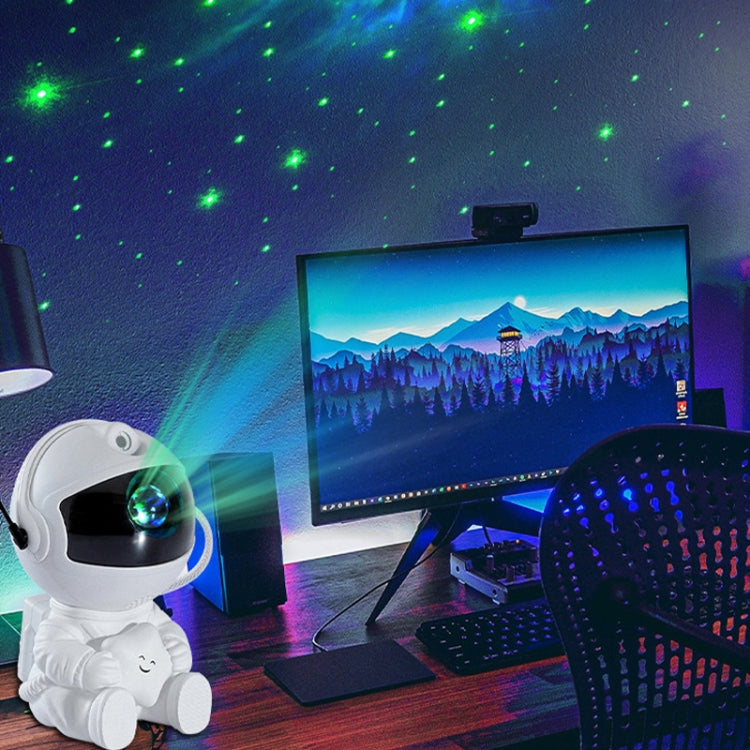 USB Astronaut Shape Colorful LED Laser Star Projection Light(Guitar) - Projection Lamp by PMC TechLife | Online Shopping South Africa | PMC TechLife