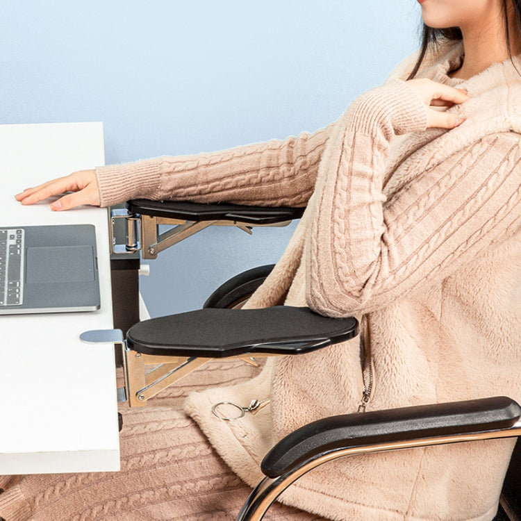 Folding Rotating Punch-free Computer Desk Sponge Pad Hand Bracket Multifunctional Desk Elbow Rest - Other by PMC TechLife | Online Shopping South Africa | PMC TechLife