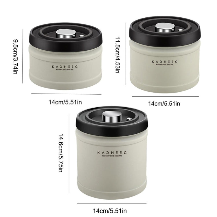 Kacheeg Sealing Can Pressed Vacuum Coffee Bean Tea Cans, Capacity: 1600ml - free shipping - PMC Jewellery - Order now!