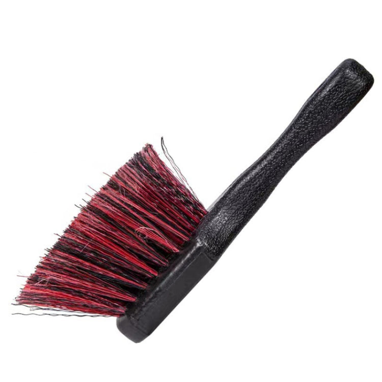 Multi-functional Wheel Washing Brush Carpet Cleaning Soft Brush, Color: Red Gray