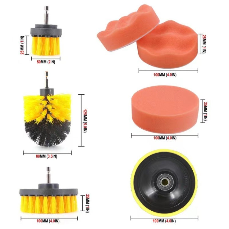 40 in 1 Car Air Conditioner Air Outlet Electric Drill Cleaning Brush