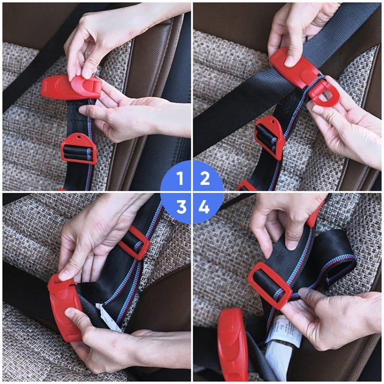 Car Child Seat Safety Belt Adjustment Anti-collision Limit Fixer(Red) - Seat Accessories by PMC TechLife | Online Shopping South Africa | PMC TechLife | Buy Now Pay Later Mobicred