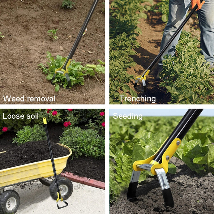 MYL-10 Stirrup Ring Weeding Hoes Garden Tools, Specification: 4 Sections 1.6m