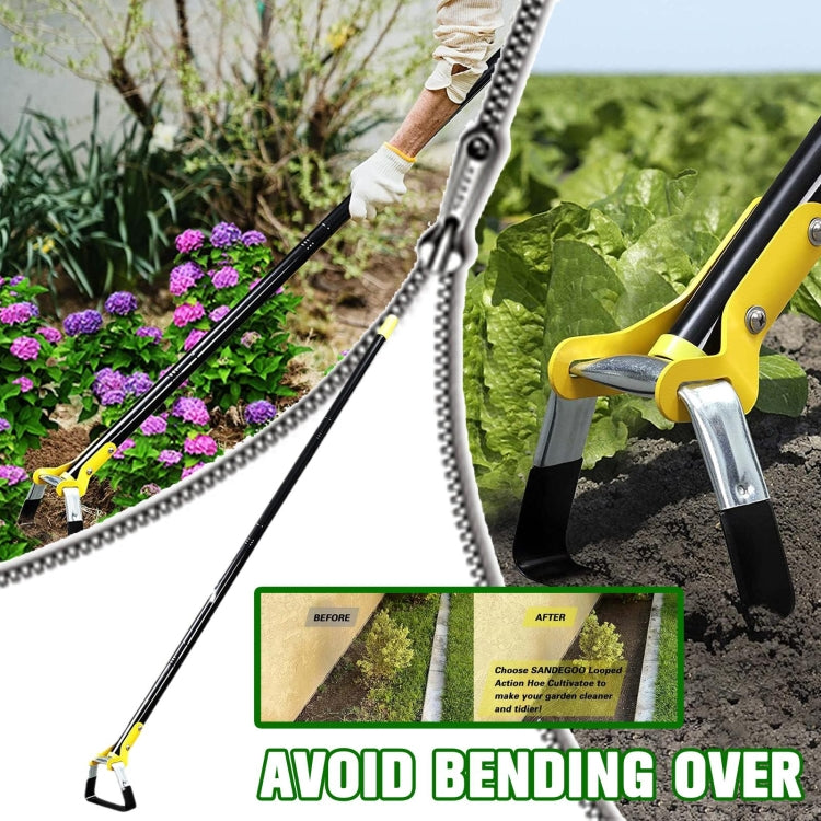 MYL-10 Stirrup Ring Weeding Hoes Garden Tools, Specification: 4 Sections 1.6m