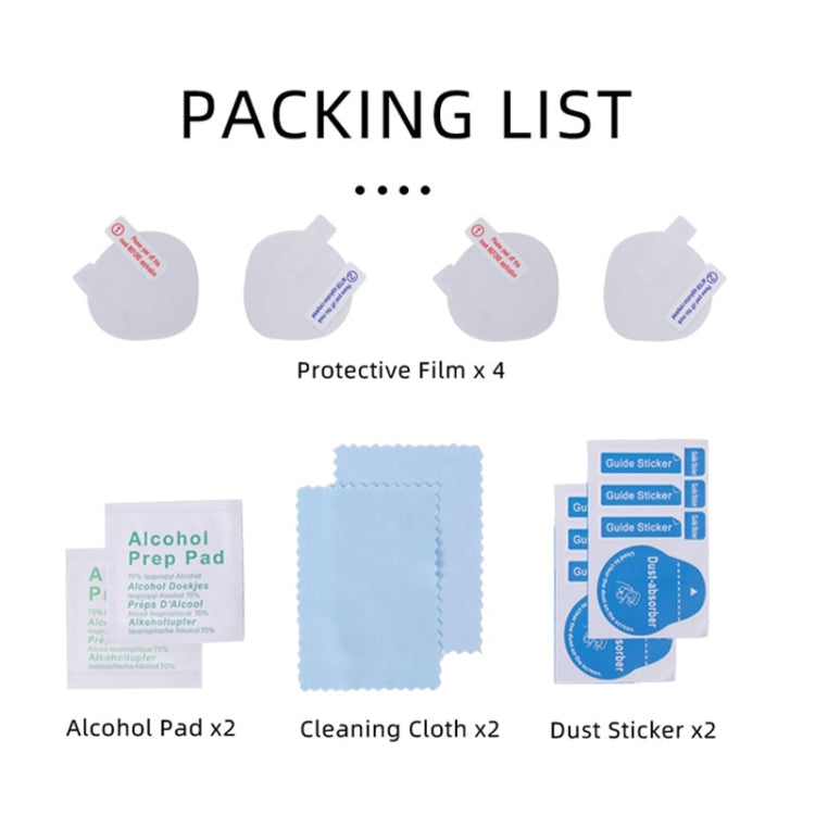 For Oculus Quest 2 Hifylux Q2-FF6 Lens Protective Film HD Anti-Scratch Anti-Sweat TPU Soft Film(As Show)