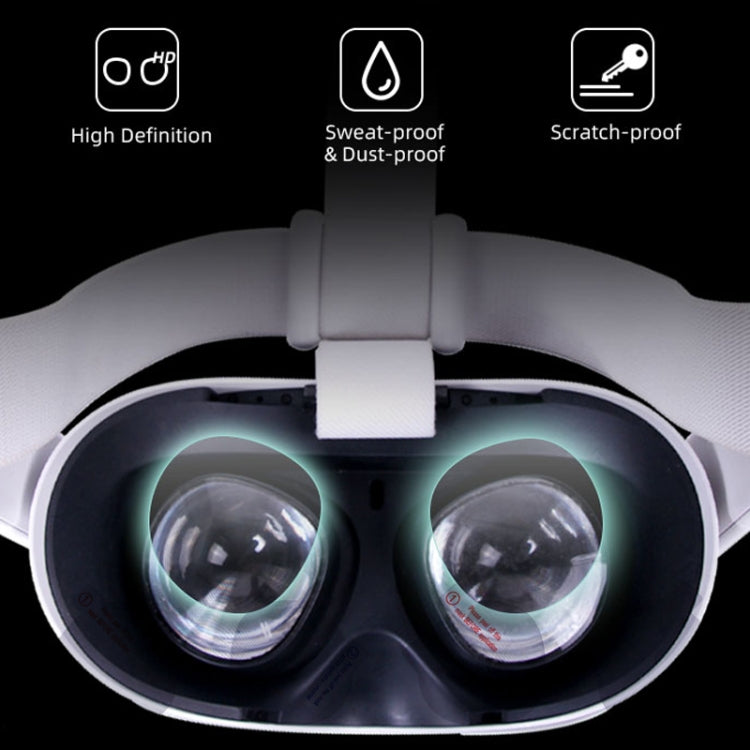 For Oculus Quest 2 Hifylux Q2-FF6 Lens Protective Film HD Anti-Scratch Anti-Sweat TPU Soft Film(As Show)