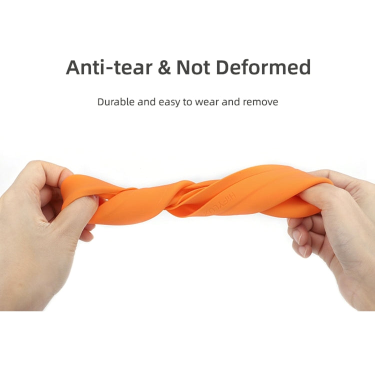 For PICO 4 Hifylux PC-PF26 Silicone Eye Mask VR Glasses Sweat-proof Blackout Case(Orange) - VR Accessories by Hifylux | Online Shopping South Africa | PMC Jewellery | Buy Now Pay Later Mobicred