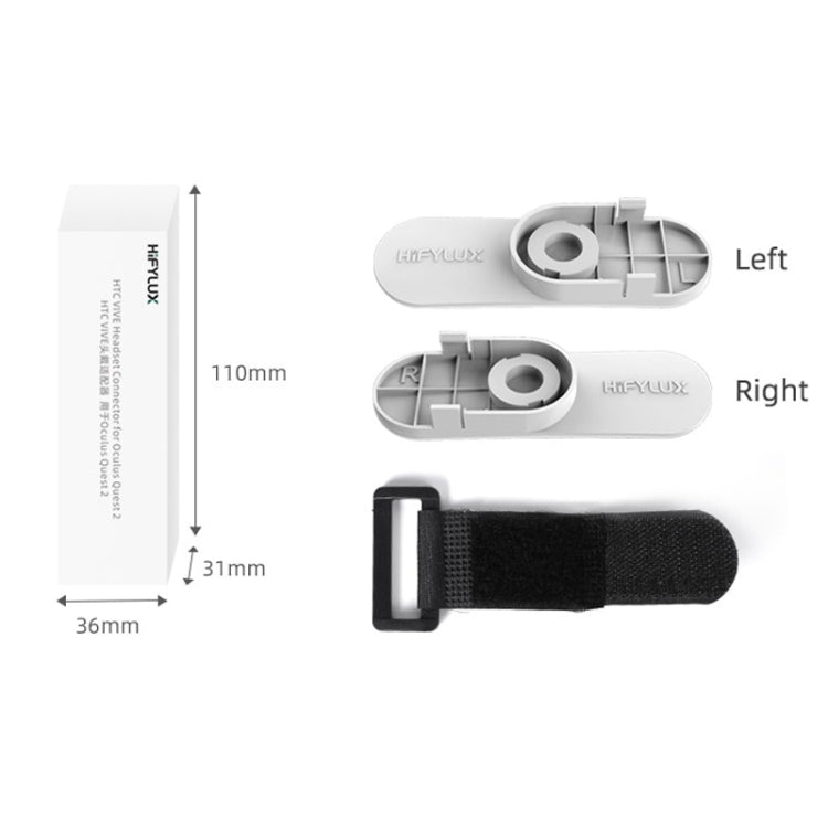 For Oculus Quest 2 Hifylux Headset Adapter HTC VIVE Listening Smart Headband Connector(As Show) - VR Accessories by Hifylux | Online Shopping South Africa | PMC Jewellery | Buy Now Pay Later Mobicred