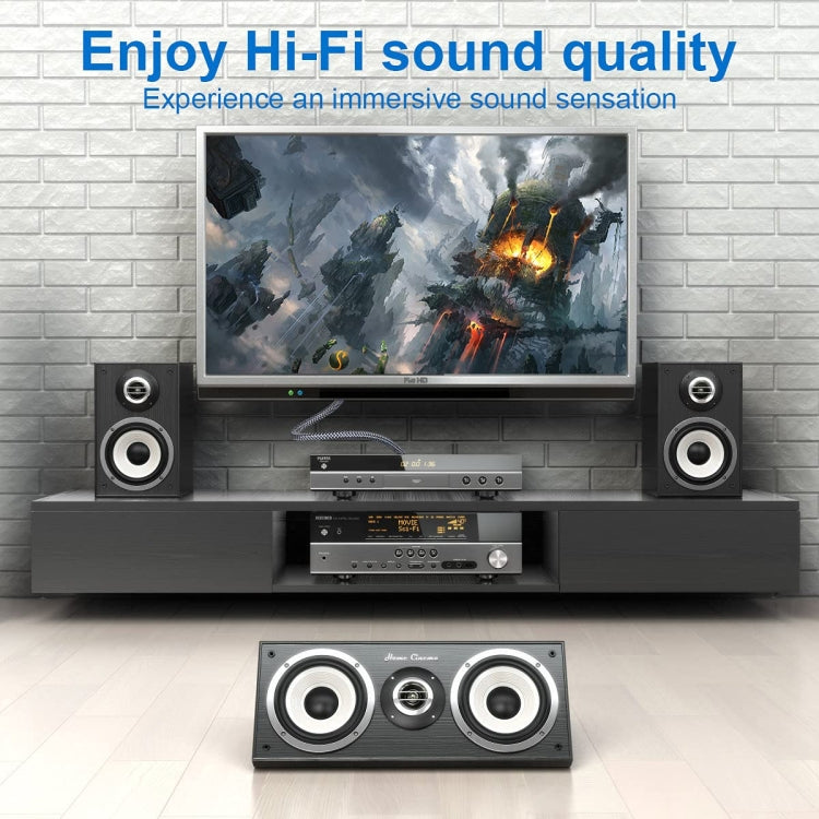 5m Pure Copper RCA Coaxial HIFI Digital Audio Cable SPDIF Subwoofer Speaker Cable(Silver Gray) - RCA Cable by PMC Jewellery | Online Shopping South Africa | PMC Jewellery | Buy Now Pay Later Mobicred