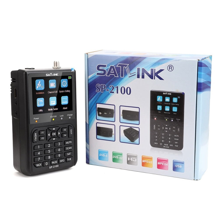 SATLINK SP-2100 HD Finder Meter Handheld Satellite Meter(UK Plug) - free shipping - PMC Jewellery - Order now!