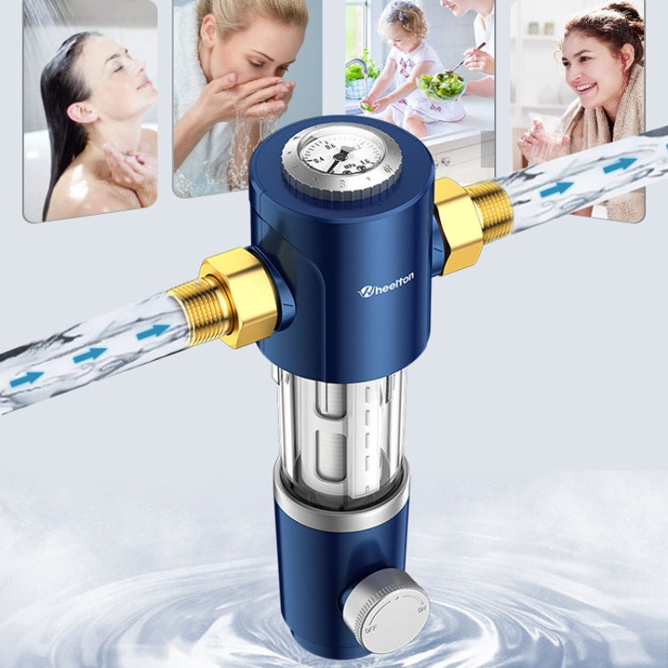 WHEELTON WHT-P0038 Home Whole House High Flow Pre-filter Automatic Rotating Central Water Purifier - free shipping - PMC Jewellery - Order now!