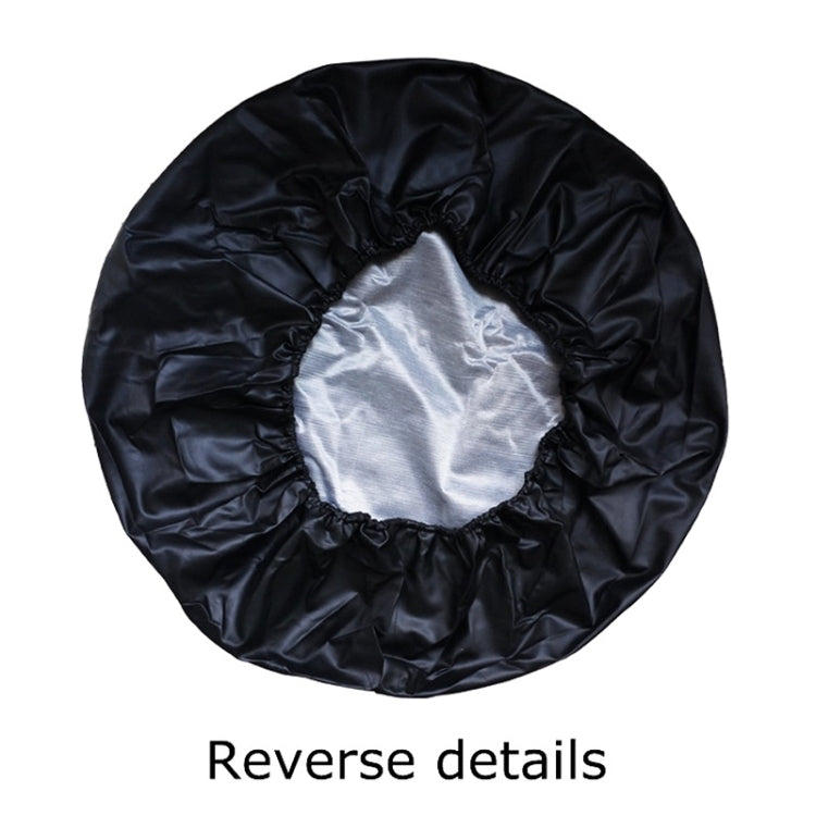 15 inch PVC Faux Leather Spare Wheel Cover Rear Tire Protector