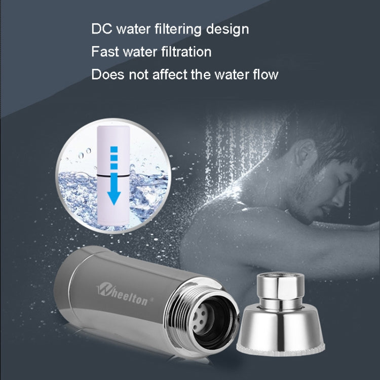 WHEELTON WHT-301 Home Bathing Water Purifier Bathroom Shower Filter - free shipping - PMC Jewellery - Order now!