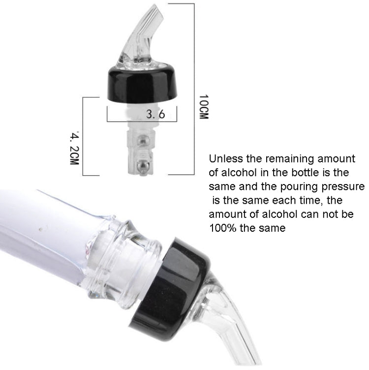 Quantitative Wine Pourer Red Wine Cork Wine Stopper 30ml Blue