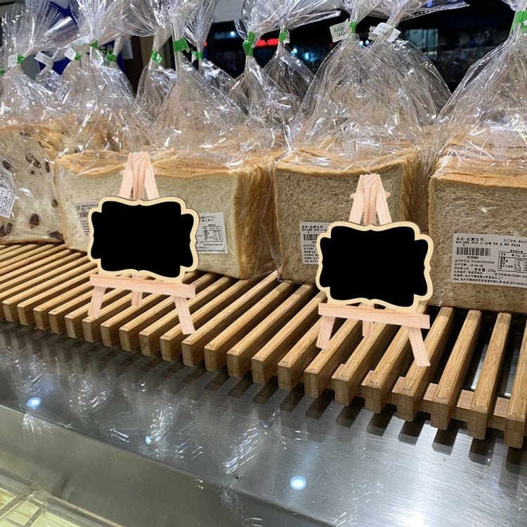 Small Party Shop Message Blackboard Ornaments Pine Tripod Decorative Message Board(Big Wave) - Message Boards by PMC TechLife | Online Shopping South Africa | PMC TechLife