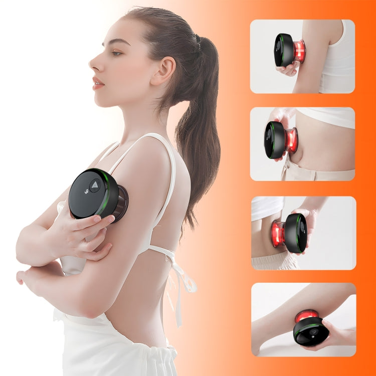 Intelligent Cupper With Breathing Light Electric Heated Scraping Instrument Meridian Unblocking Massage Instrument(Black) - free shipping - PMC TechLife - Order now!