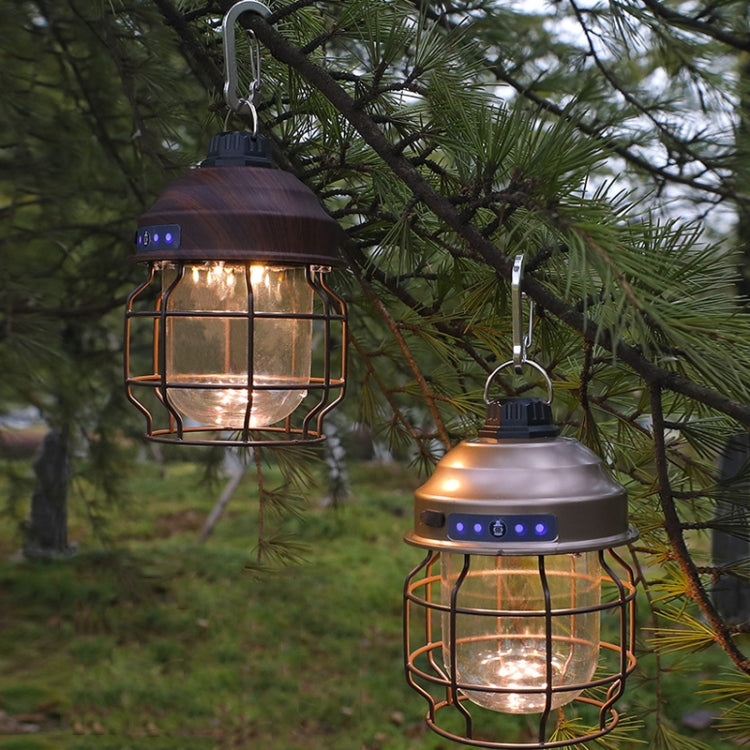 Outdoor Camping Portable Light With Carabiner, Color: Copper - Camping Lighting by PMc TechLife | Online Shopping South Africa | PMc TechLife | Buy Now Pay Later Mobicred