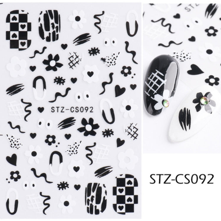 French Style Manicure Sticker Pop Stripe Line Nail Sticker(Stz-CS092)