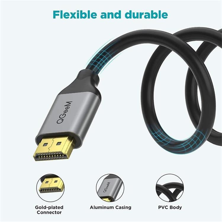 QGeeM QG-AV17 HDMI To HDMI Connection Cable Support 8K&60Hz 4.5m Length - free shipping - PMC Jewellery - Order now!