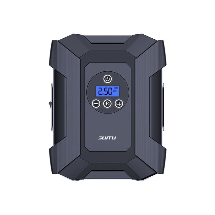 SUITU ST-818 DC 12V Wired Car Air Pump Tire Inflator With LED Lighting Pointer Model+Toolbox