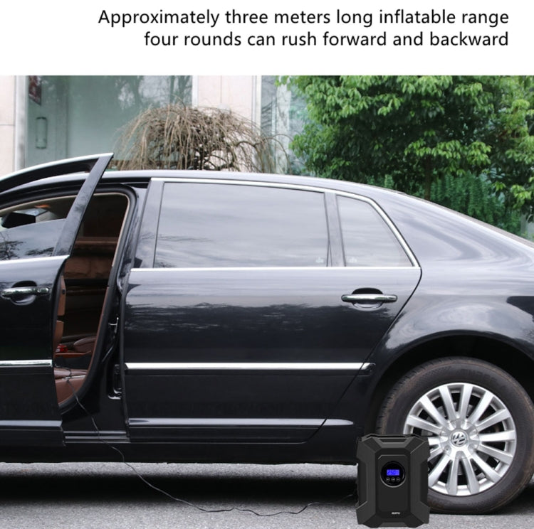 SUITU ST-818 DC 12V Wired Car Air Pump Tire Inflator With LED Lighting Pointer Model+Toolbox