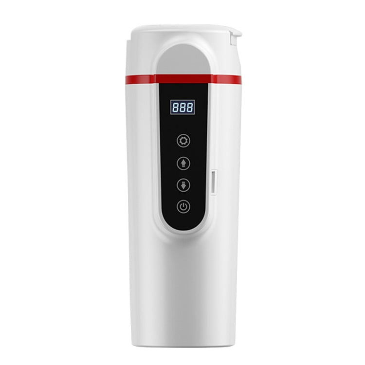 SUITU HQ-3900 24V/12V Car/Truck Heated Coffee Mug Smart Mug,Spec: Small Screen White