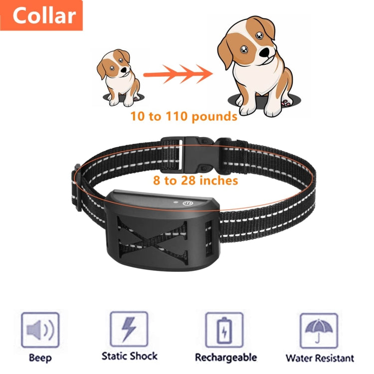 2-In-1 Electric Dog Fence & Remote Training Collar Adjustable Vibration & Shock For 3 Dogs(Black) - Training Aids by PMC Jewellery | Online Shopping South Africa | PMC Jewellery | Buy Now Pay Later Mobicred