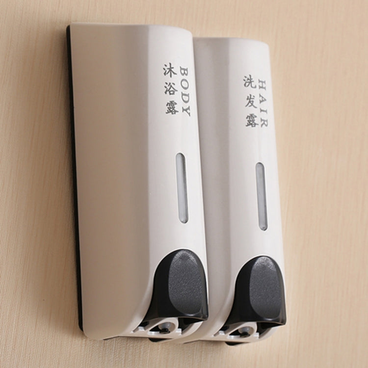 Round Wall Mounted Manual Press Soap Dispenser Shampoo Bottle Hand Wash Body Wash Dispenser, Specification: Three Head Golden - free shipping - PMc TechLife - Order now!