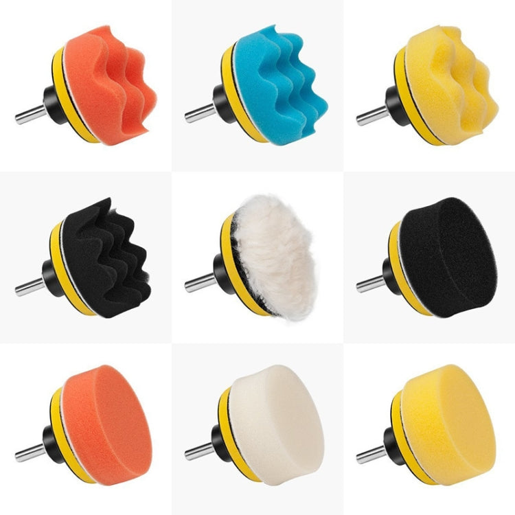 24 In 1 3 Inch Polishing Waxing Pad Sponge Buffing Kit