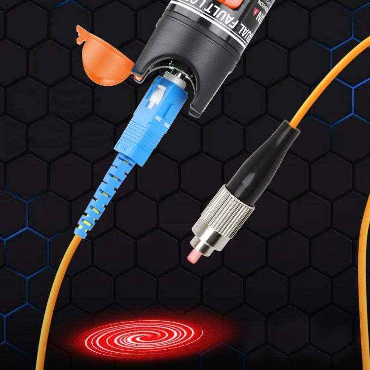 1-60 km Optical Fiber Red Light Pen 5/10/15/20/30/50/60MW Red Light Source Light Pen, Specification: 10mW Orange - Fiber Receiver by PMC Jewellery | Online Shopping South Africa | PMC Jewellery | Buy Now Pay Later Mobicred