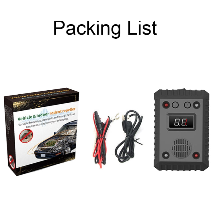 SJZ-021 Car Ultrasonic Rat Repeller Car Engine Mouse Repellent with Battery - Outdoor Insect Repellent by PMC TechLife | Online Shopping South Africa | PMC TechLife